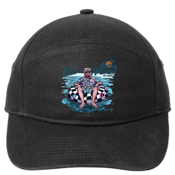 Trump Gulf Of Us America Est 2025 7-Panel Snapback Hat