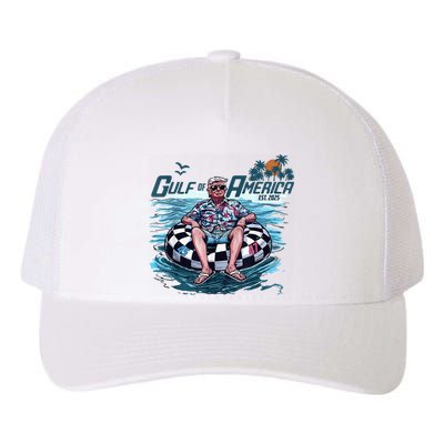 Trump Gulf Of Us America Est 2025 Yupoong Adult 5-Panel Trucker Hat