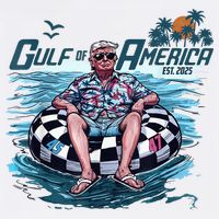 Trump Gulf Of Us America Est 2025 Bucket Hat