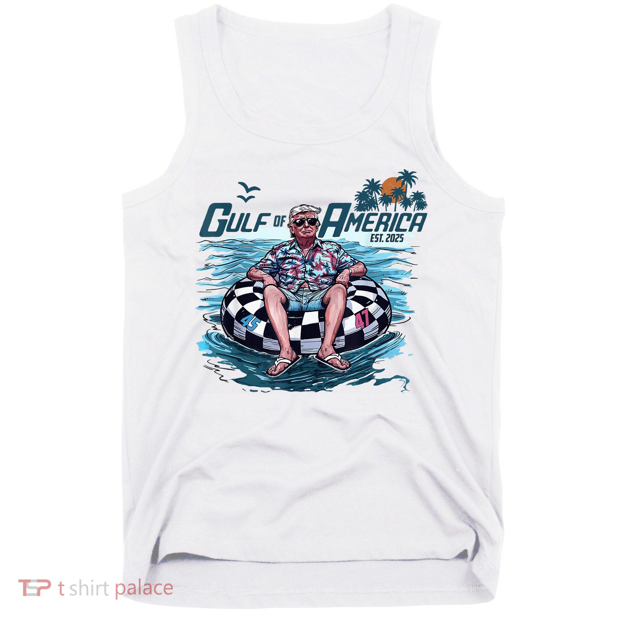 Trump Gulf Of Us America Est 2025 Tank Top