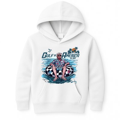 Trump Gulf Of Us America Est 2025 Kids Hoodie