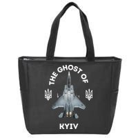 The Ghost Of Kyiv The Hero Of Kyiv Zip Tote Bag