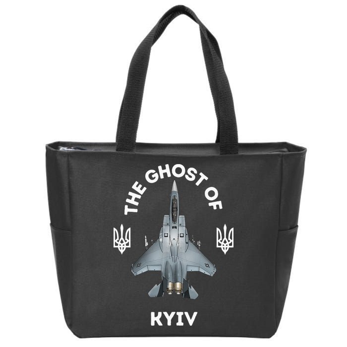 The Ghost Of Kyiv The Hero Of Kyiv Zip Tote Bag