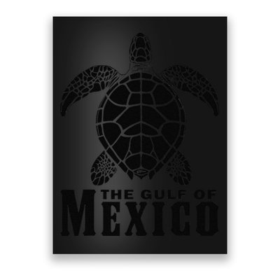 The Gulf Of Mexico Sea Turtle Beach Gift Poster