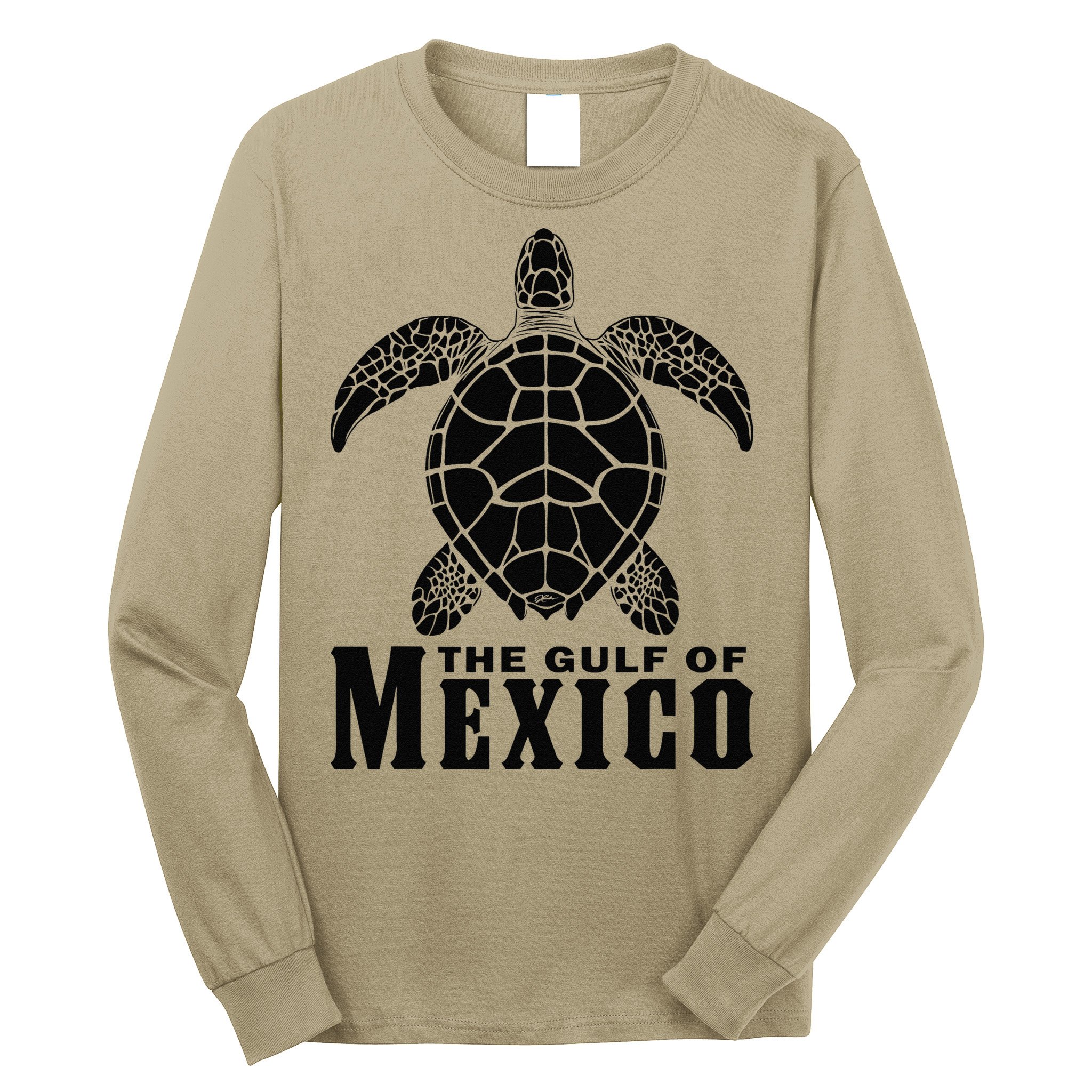 The Gulf Of Mexico Sea Turtle Beach Gift Long Sleeve Shirt