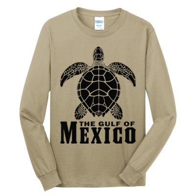 The Gulf Of Mexico Sea Turtle Beach Gift Tall Long Sleeve T-Shirt