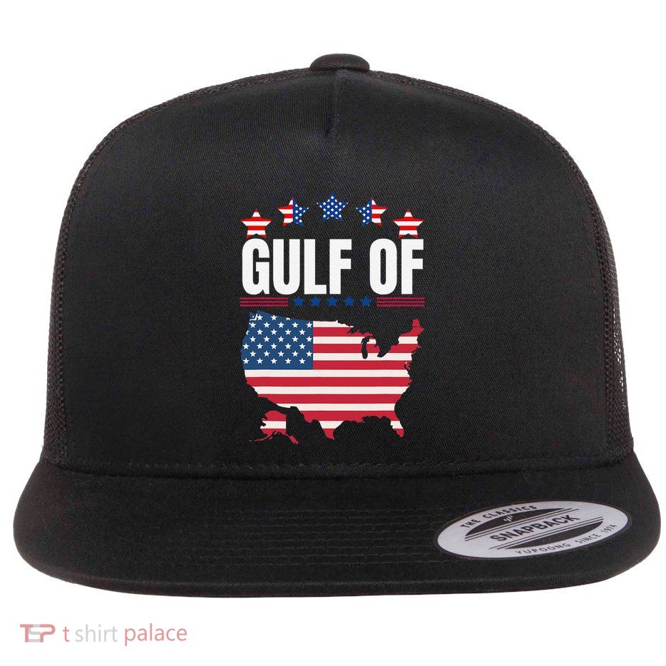 Trump Gulf Of United States Of America Flat Bill Trucker Hat