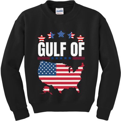 Trump Gulf Of United States Of America Kids Sweatshirt