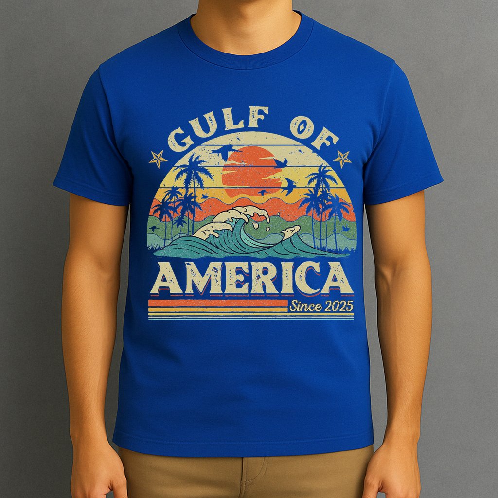 Trump Gulf Of Us America 2025 Trump  T-Shirt