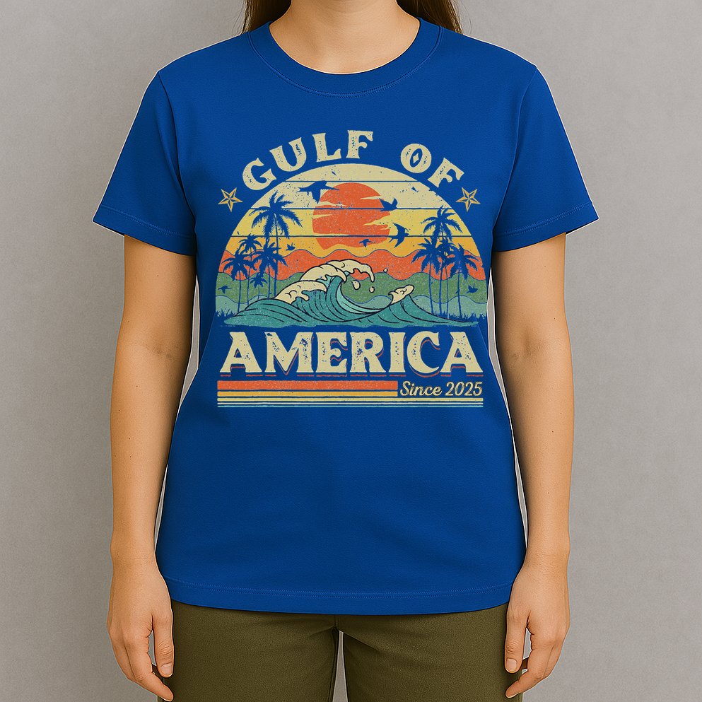 Trump Gulf Of Us America 2025 Trump  T-Shirt