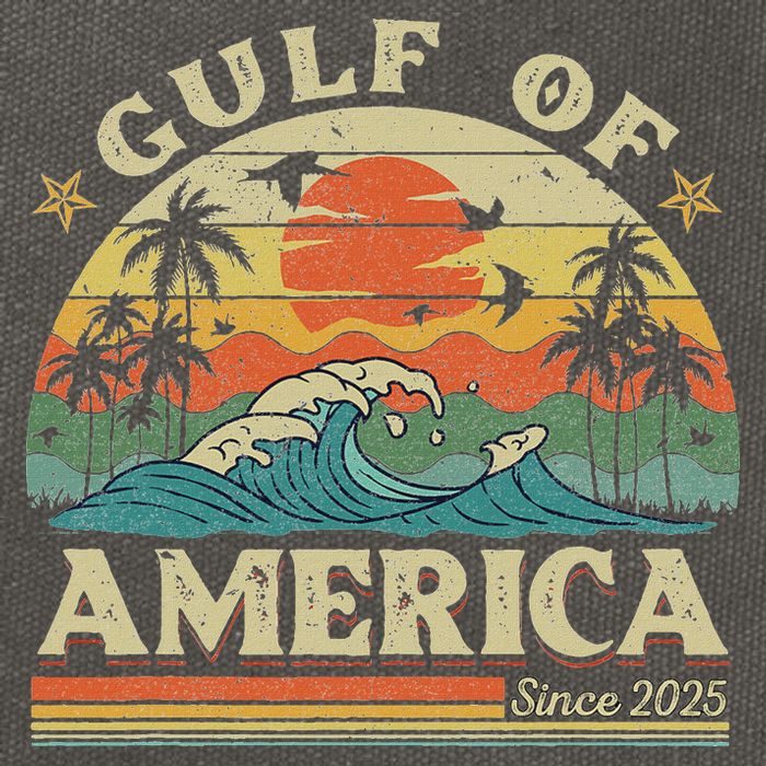 Trump Gulf Of Us America 2025 Trump  Cotton Canvas Backpack