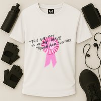 This Goes Out To All My Brave Tummy Ache Survivors Cooling Performance Crew T-Shirt