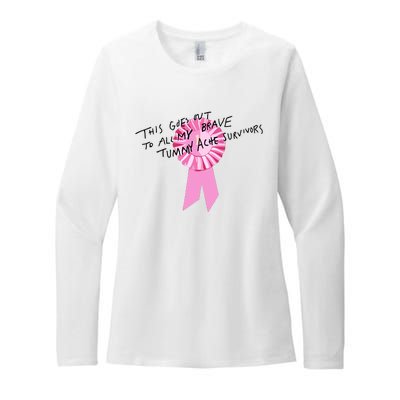 This Goes Out To All My Brave Tummy Ache Survivors Womens CVC Long Sleeve Shirt