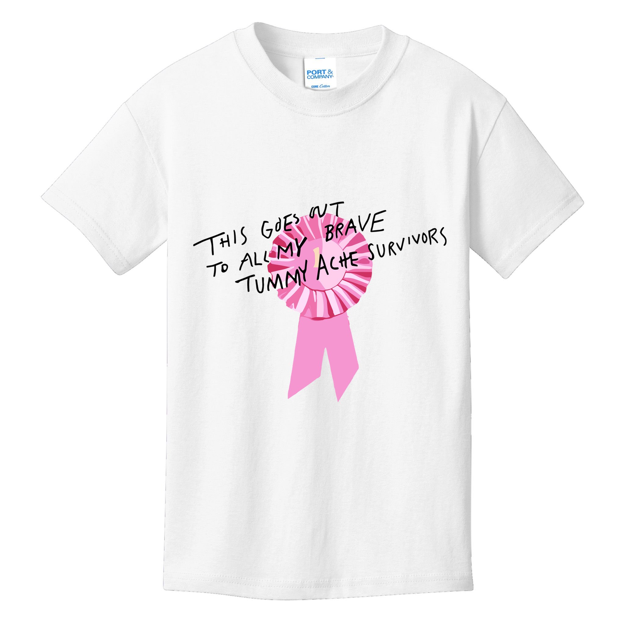 This Goes Out To All My Brave Tummy Ache Survivors Kids T-Shirt