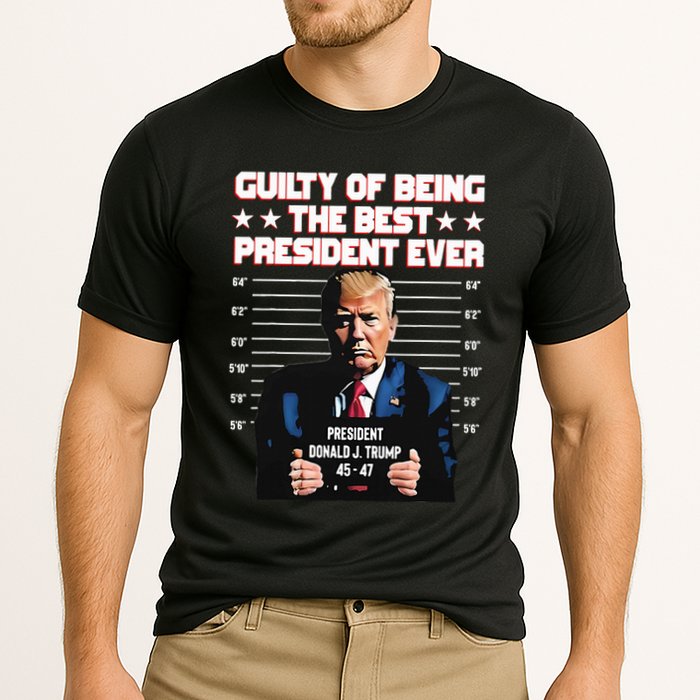 Trump Guilty Of Being The Best President Ever Cooling Performance Crew T-Shirt