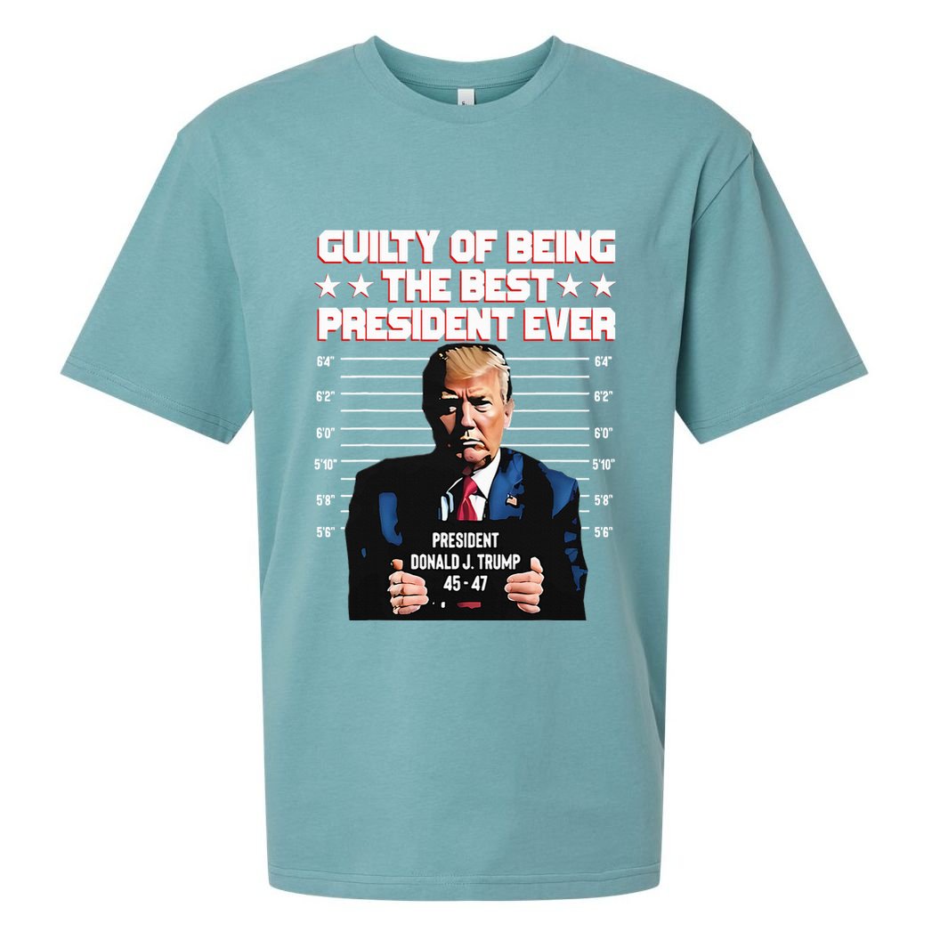 Trump Guilty Of Being The Best President Ever Sueded Cloud Jersey T-Shirt