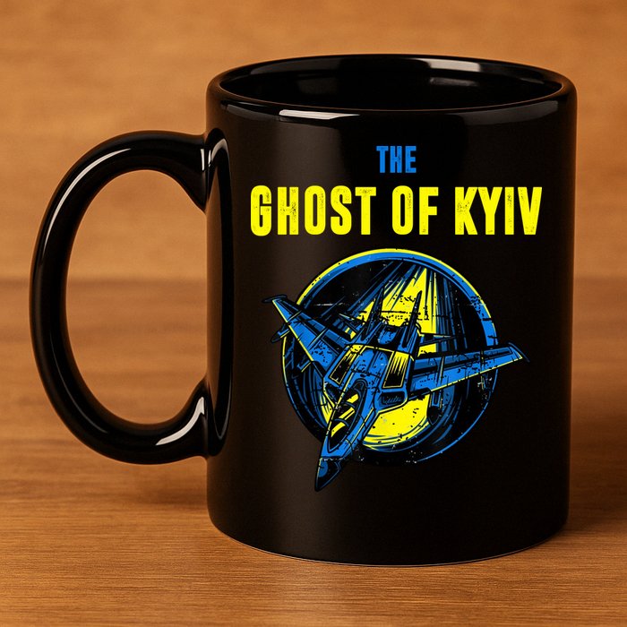 The Ghost Of Kyiv Ukraine 11oz C Handle Ceramic Mug