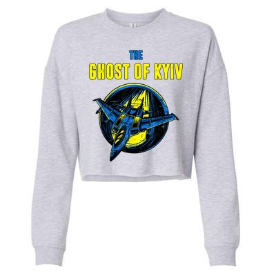 The Ghost Of Kyiv Ukraine Cropped Pullover Crew