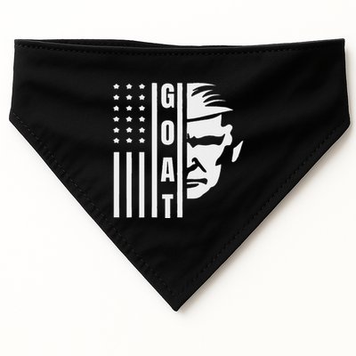 Trump Greatest Of All Time President. Trump The Goat USA-Made Doggie Bandana