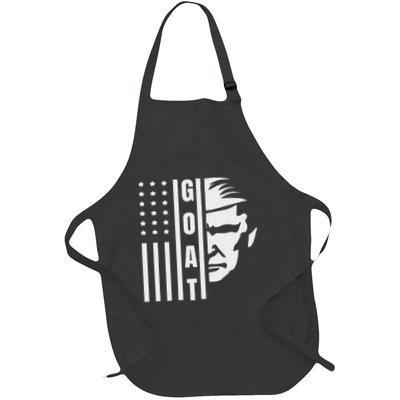 Trump Greatest Of All Time President. Trump The Goat Apron
