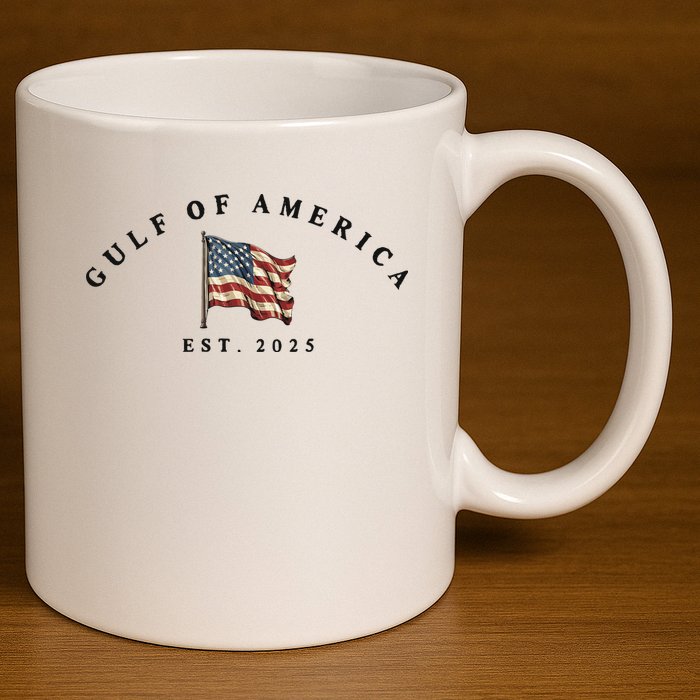 The Gulf Of America 11oz C Handle Ceramic Mug