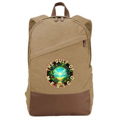 The Gulf Of Mexico Beach Cotton Canvas Backpack