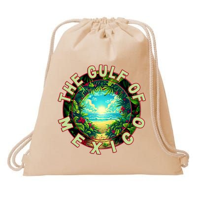 The Gulf Of Mexico Beach Drawstring Bag