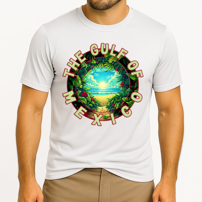 The Gulf Of Mexico Beach Cooling Performance Crew T-Shirt