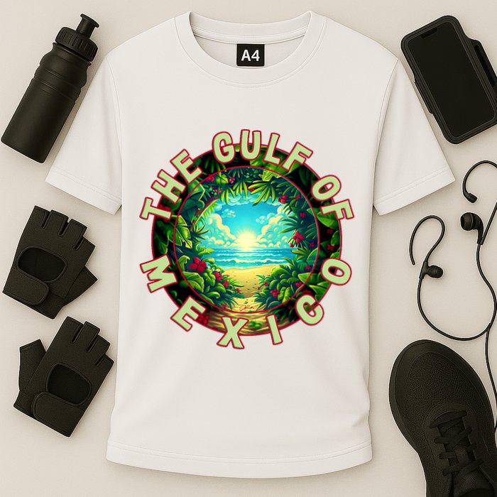 The Gulf Of Mexico Beach Cooling Performance Crew T-Shirt