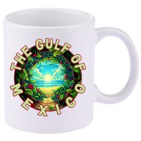 The Gulf Of Mexico Beach 11oz C Handle Ceramic Mug