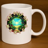 The Gulf Of Mexico Beach 11oz C Handle Ceramic Mug