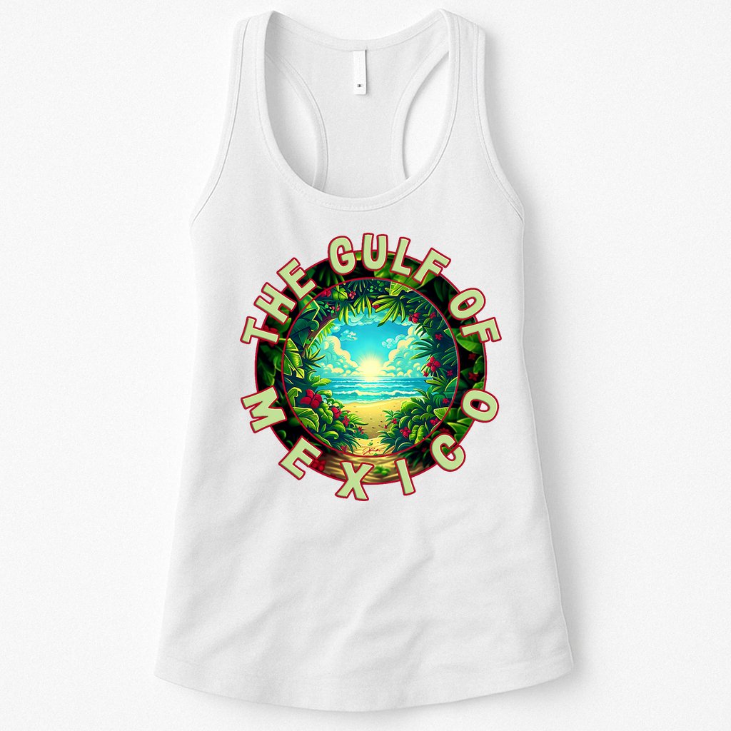 The Gulf Of Mexico Beach Womens Tank Top