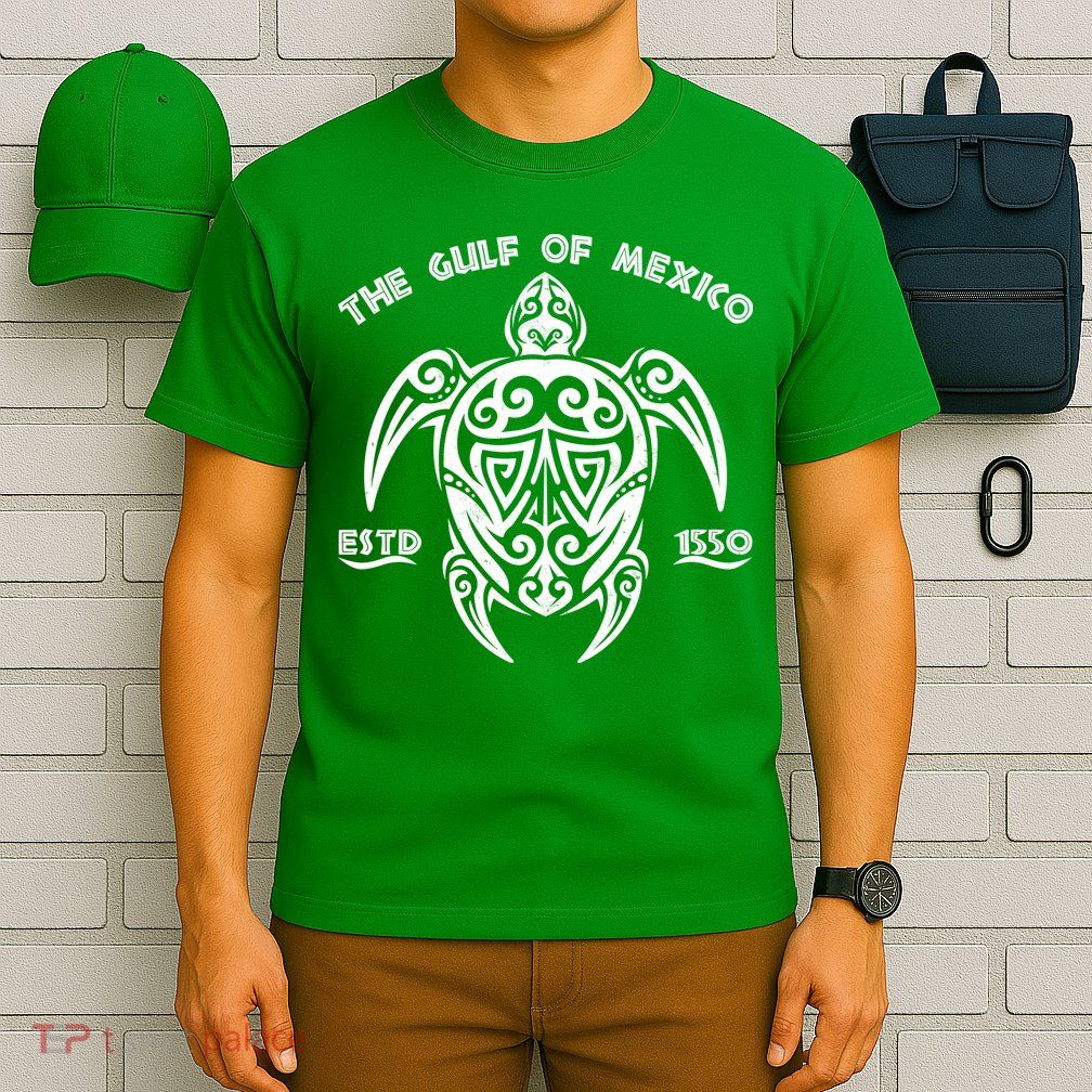 The Gulf of Mexico ESTD 1550 Turtle T-Shirt