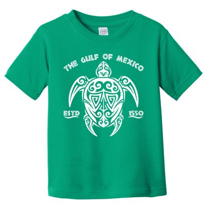The Gulf of Mexico ESTD 1550 Turtle Toddler T-Shirt