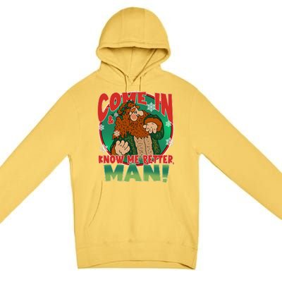 The Ghost Of Christmas Present Come In Know Better Man Premium Pullover Hoodie