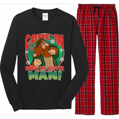 The Ghost Of Christmas Present Come In Know Better Man Long Sleeve Pajama Set