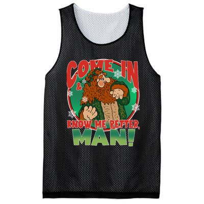 The Ghost Of Christmas Present Come In Know Better Man Mesh Reversible Basketball Jersey Tank