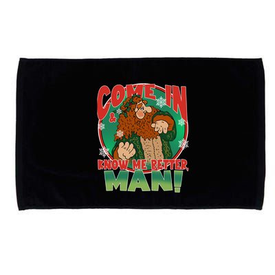 The Ghost Of Christmas Present Come In Know Better Man Microfiber Hand Towel