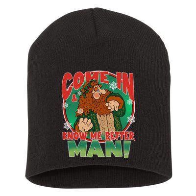 The Ghost Of Christmas Present Come In Know Better Man Short Acrylic Beanie
