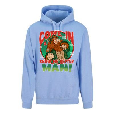 The Ghost Of Christmas Present Come In Know Better Man Unisex Surf Hoodie