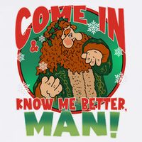 The Ghost Of Christmas Present Come In Know Better Man Garment-Dyed Sweatshirt