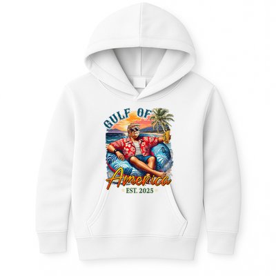  Trump Gulf Of Us America Est 2025  Kids Hoodie
