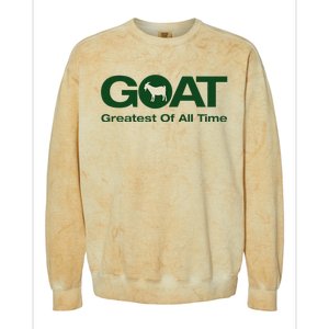 The Greatest Of All Time G.O.A.T. Colorblast Crewneck Sweatshirt