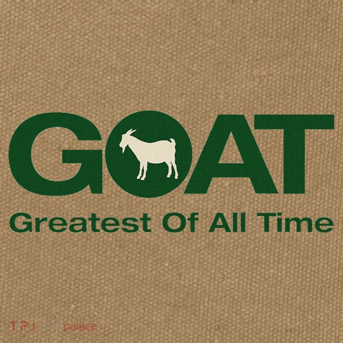 The Greatest Of All Time G.O.A.T. Cotton Canvas Backpack