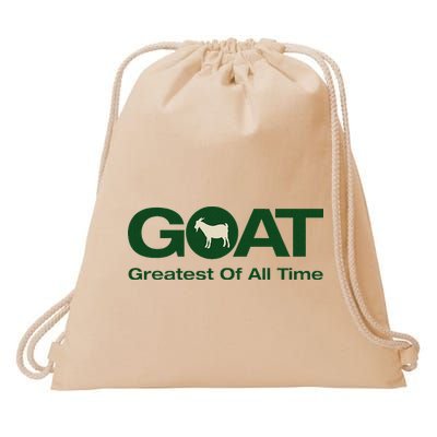 The Greatest Of All Time G.O.A.T. Drawstring Bag