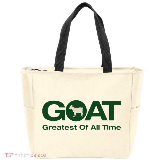 The Greatest Of All Time G.O.A.T. Zip Tote Bag