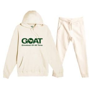 The Greatest Of All Time G.O.A.T. Premium Hooded Sweatsuit Set