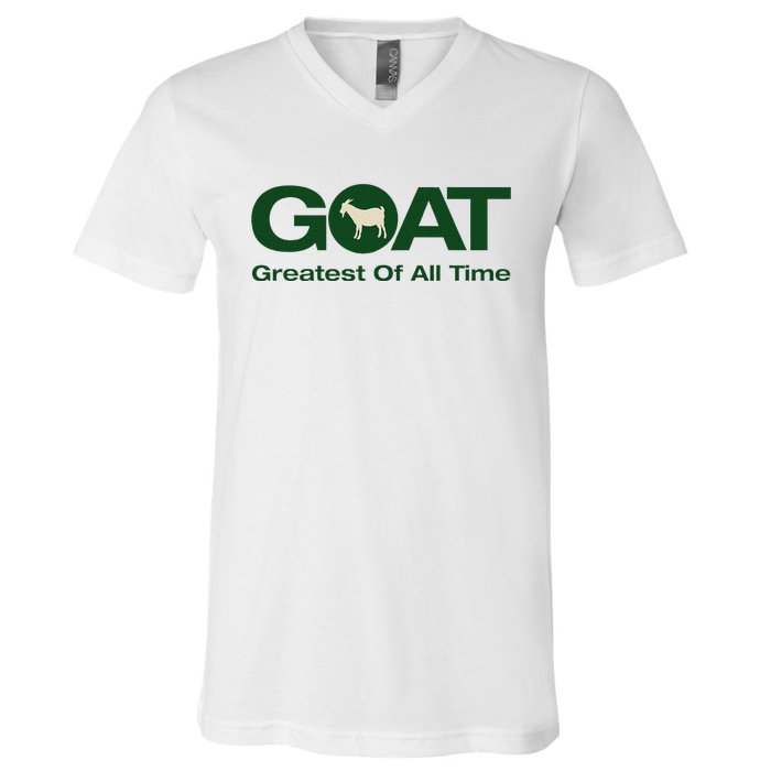 The Greatest Of All Time G.O.A.T. V-Neck T-Shirt