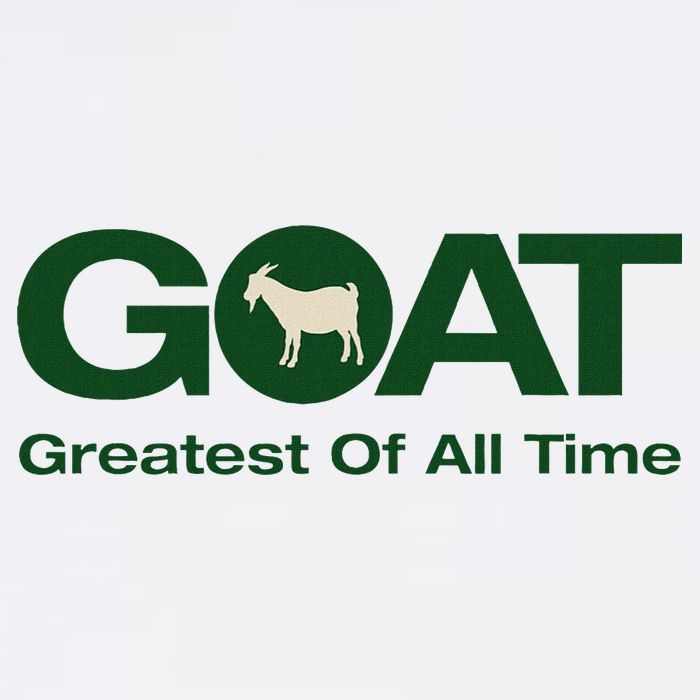 The Greatest Of All Time G.O.A.T. Button