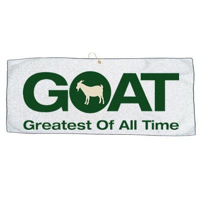 The Greatest Of All Time G.O.A.T. Large Microfiber Waffle Golf Towel